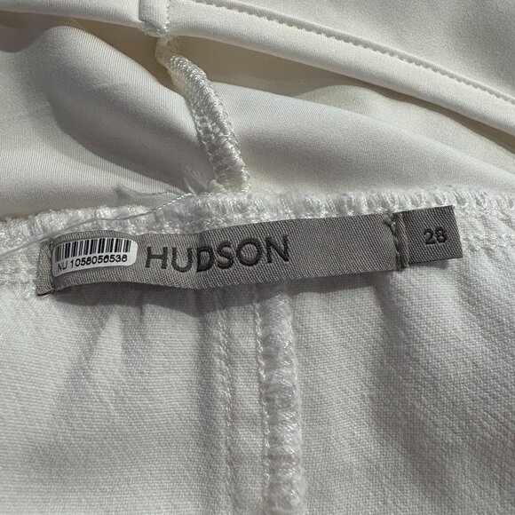 Hudson Maternity Reconstructed Denim Skirt Women's Size 28 in White - EUC! - Picture 4 of 8